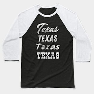 Texas Vintage Texan Gift Lone Star State Baseball T-Shirt